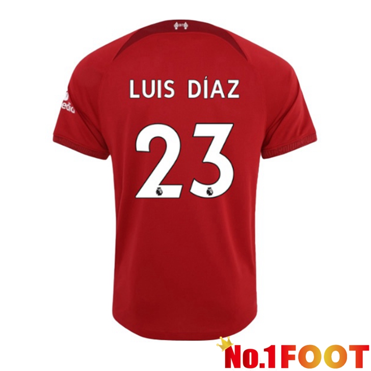 FC Liverpool (LUIS DÍAZ 23) Jersey Home Red 2022/2023