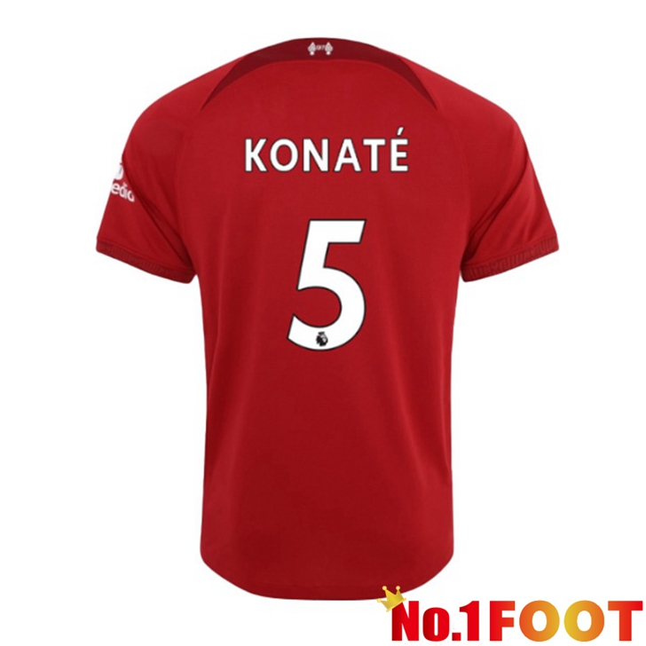 FC Liverpool (KONATE 5) Jersey Home Red 2022/2023