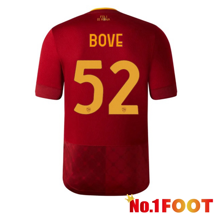 AS Roma (BOVE 52) Jersey Home Red 2022/2023