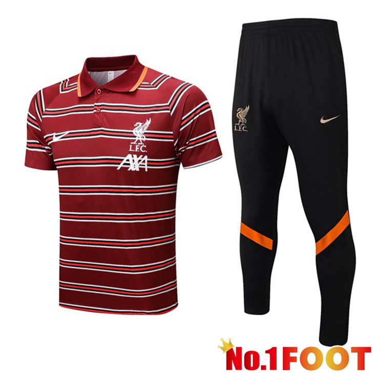 FC Liverpool polo shirt + Pants Red 2022/2023