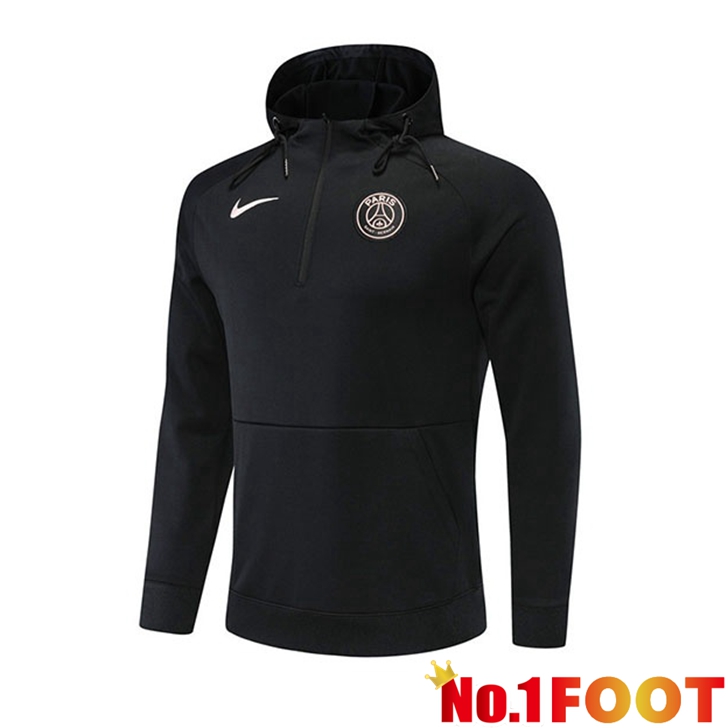 Paris PSG Training Sweatshirt Hoodie Black 2022/2023