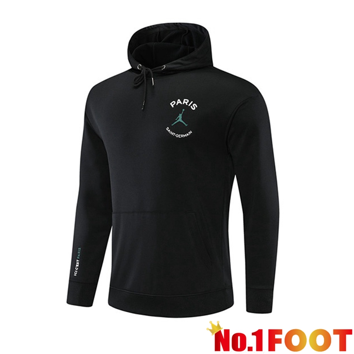 JORDAN Paris PSG Training Sweatshirt Hoodie Black 2022/2023