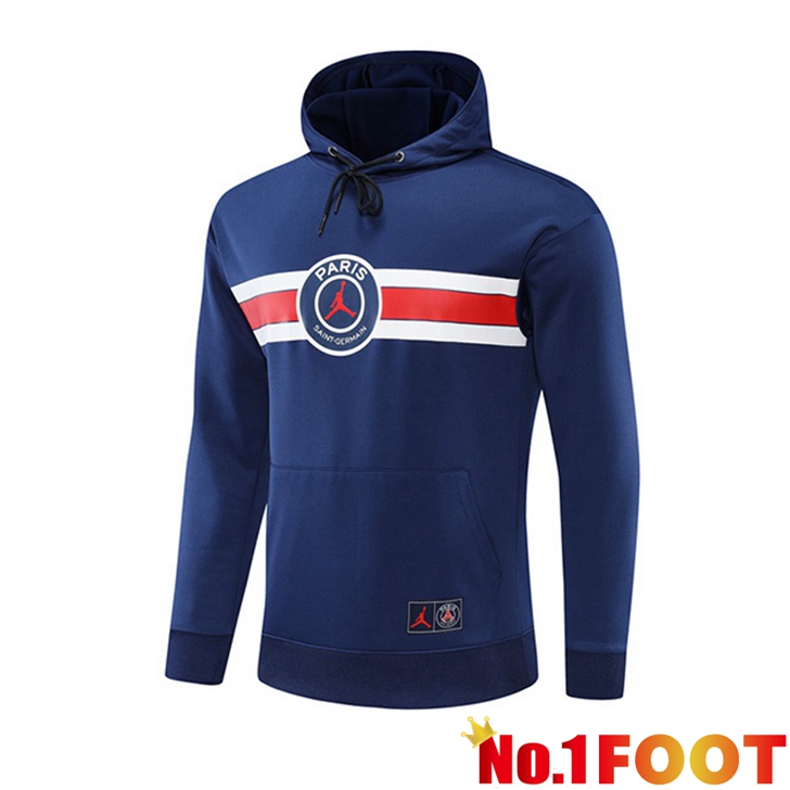 JORDAN Paris PSG Training Sweatshirt Hoodie Blue 2022/2023