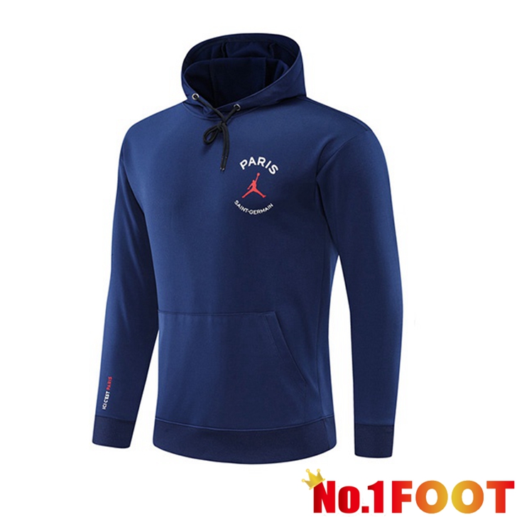 JORDAN Paris PSG Training Sweatshirt Hoodie Blue 2022/2023