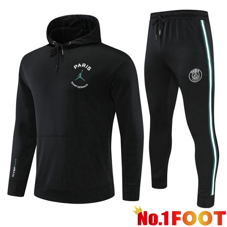 JORDAN Paris PSG Training Tracksuit Hoodie Black 2022/2023