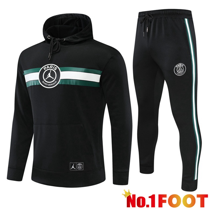 JORDAN Paris PSG Training Tracksuit Hoodie Black 2022/2023