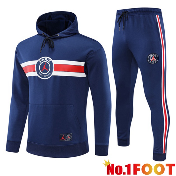 JORDAN Paris PSG Training Tracksuit Hoodie Blue 2022/2023