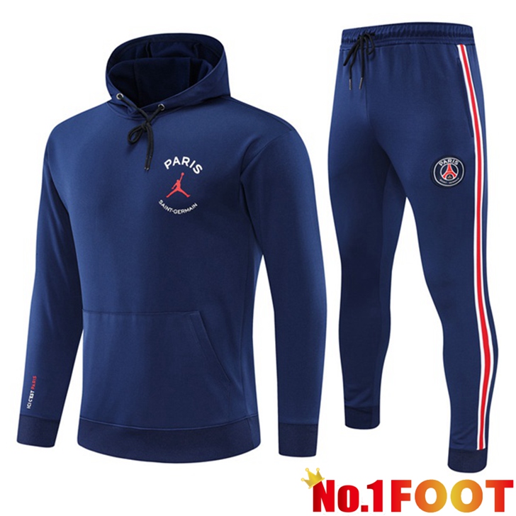 JORDAN Paris PSG Training Tracksuit Hoodie Blue 2022/2023