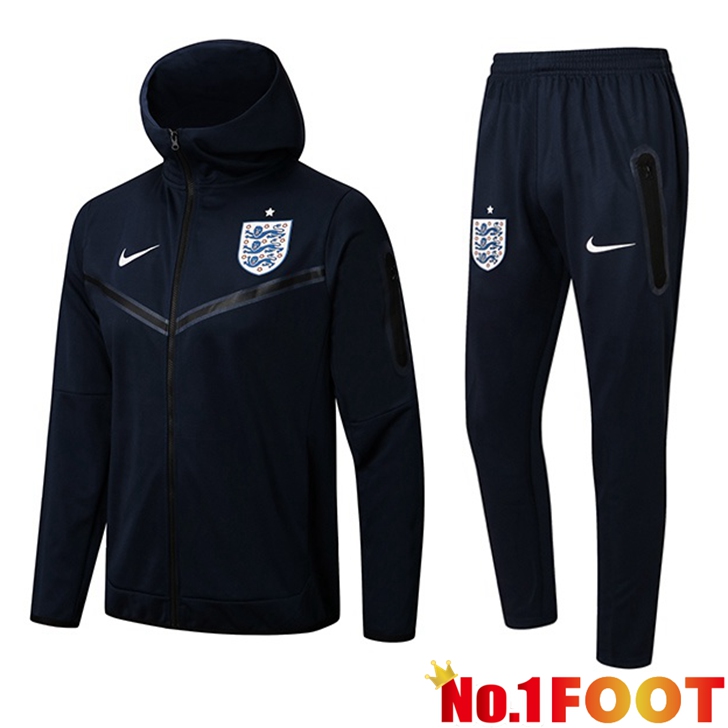 England Training Tracksuit Hoodie Blue Royal 2022/2023