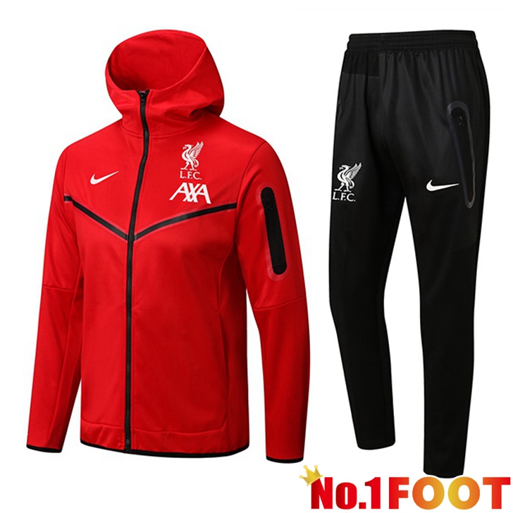 FC Liverpool Training Tracksuit Hoodie Red 2022/2023