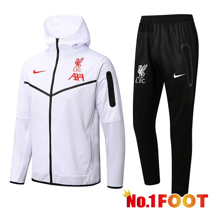 FC Liverpool Training Tracksuit Hoodie White 2022/2023