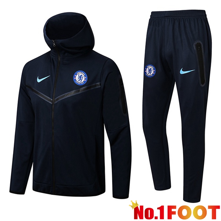 FC Chelsea Training Tracksuit Hoodie Blue Royal 2022/2023