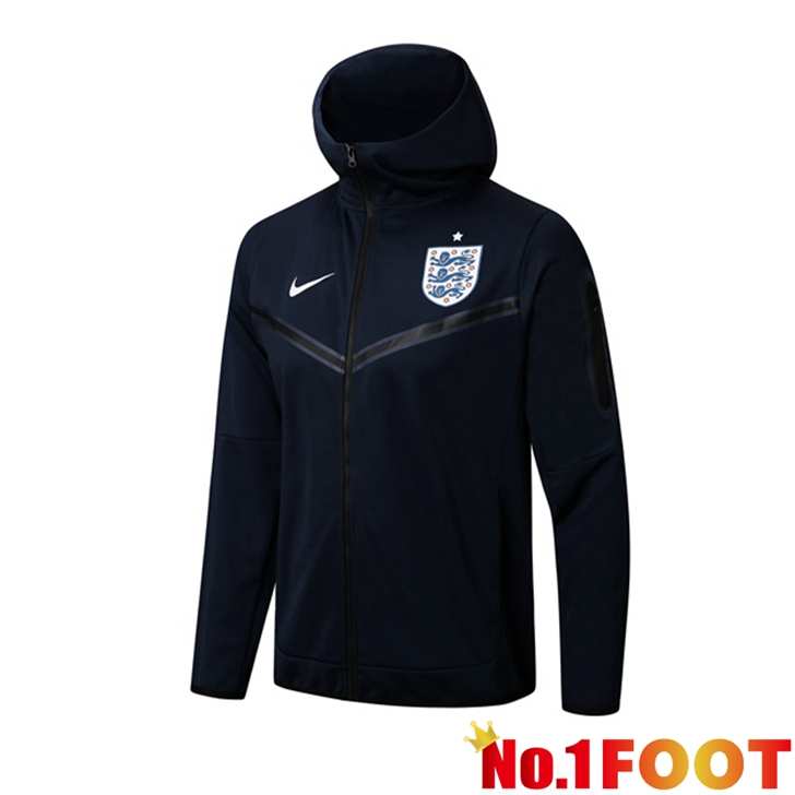 England Training Jacket Hoodie Blue Royal 2022/2023