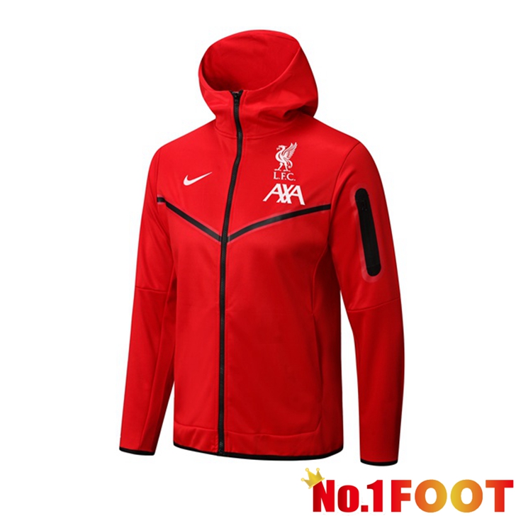 FC Liverpool Training Jacket Hoodie Red 2022/2023