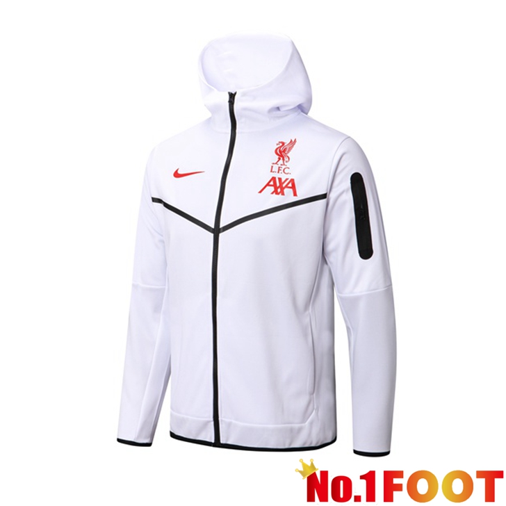 FC Liverpool Training Jacket Hoodie White 2022/2023