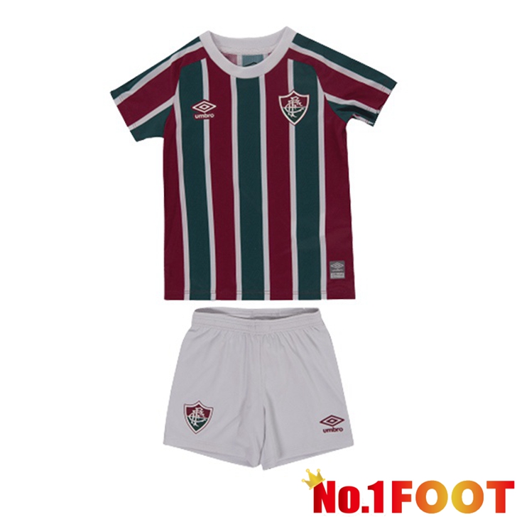 Fluminense Jersey Home Kids Green Red 2022/2023