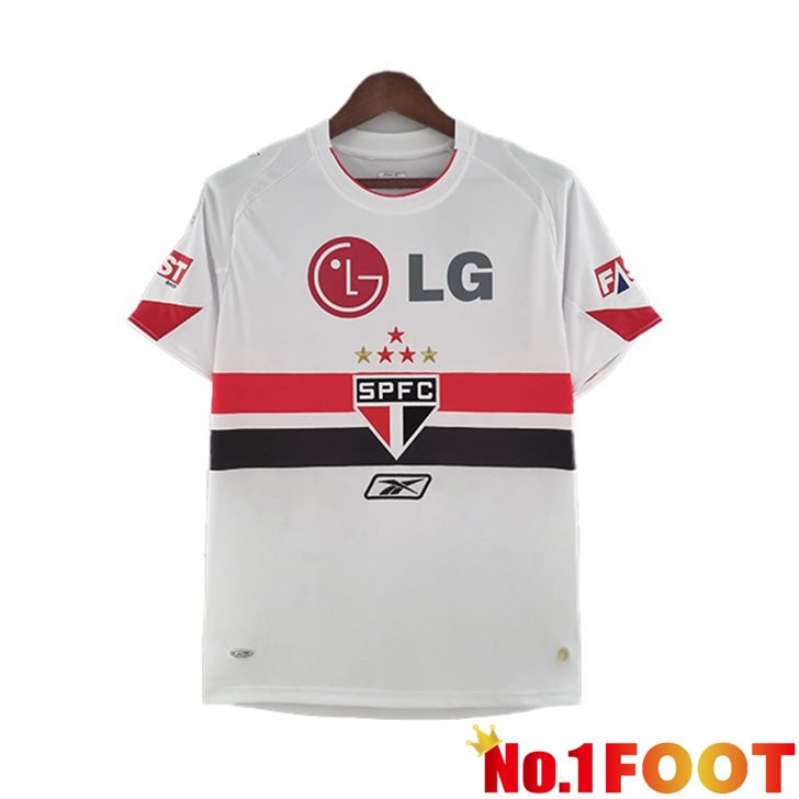 Sao Paulo FC Jersey Home Retro White 2006