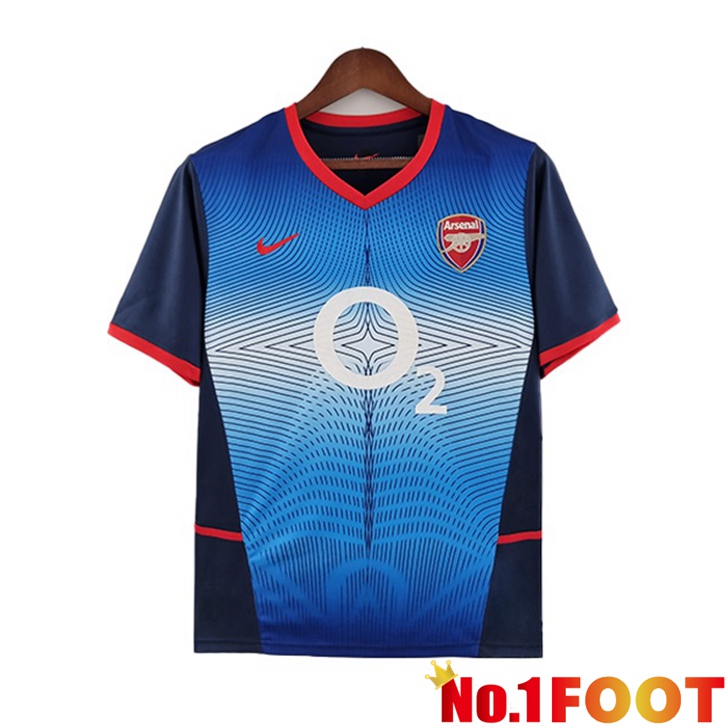 Arsenal Jersey Away Retro Blue 2002-2004