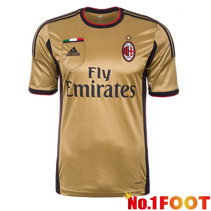 AC Milan Retro Jersey Third Yellow 2013-2014