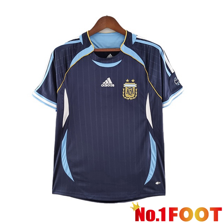 Argentina Jersey Away Retro Blue 2006