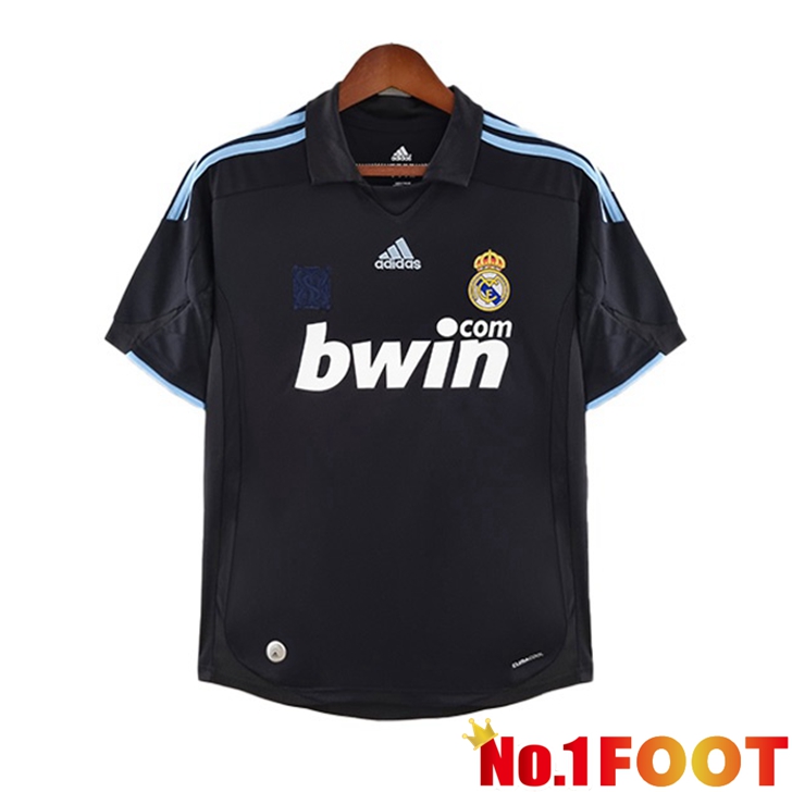 Real Madrid Jersey Away Retro Black 2009-2010