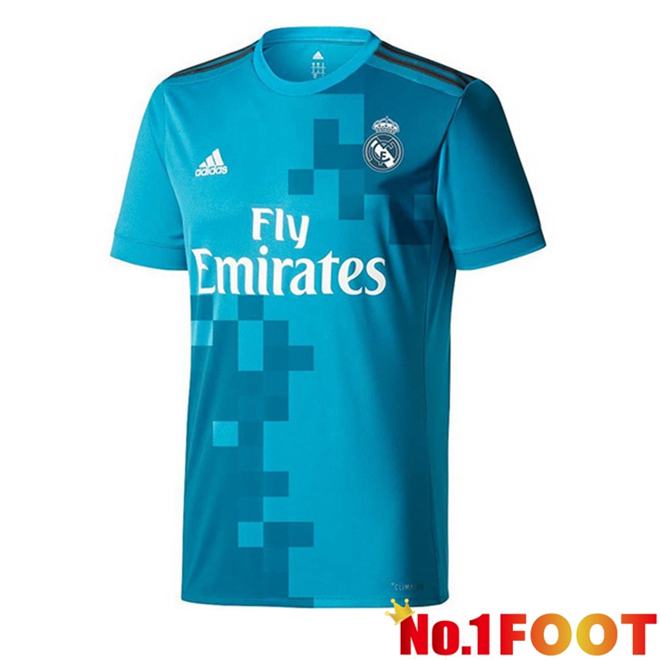 Real Madrid Retro Jersey Third Blue 2017-2018