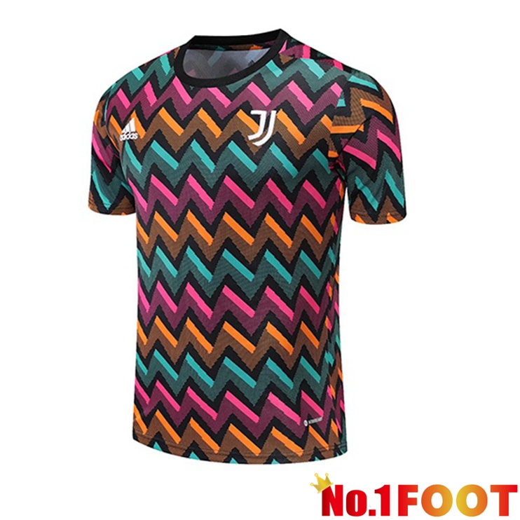 Juventus Training T Shirt Green Purple 2022/2023