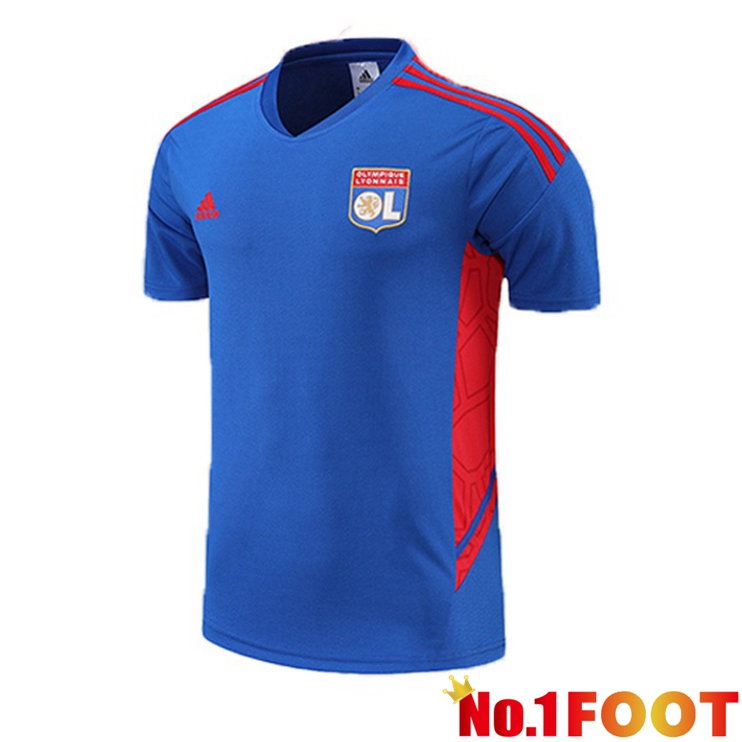 Lyon OL Training T Shirt Blue 2022/2023