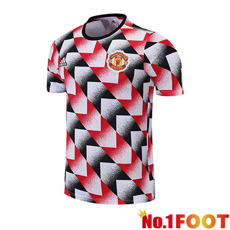 Manchester United Training T Shirt Red Black 2022/2023