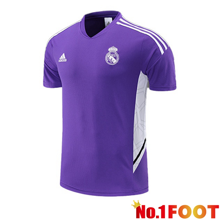 Real Madrid Training T Shirt Purple 2022/2023