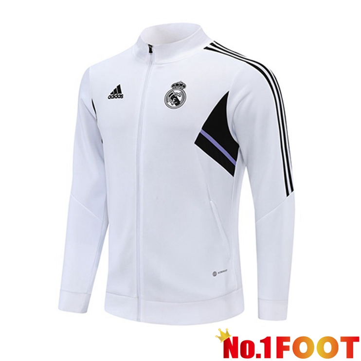 Real Madrid Training Jacket White 2022/2023