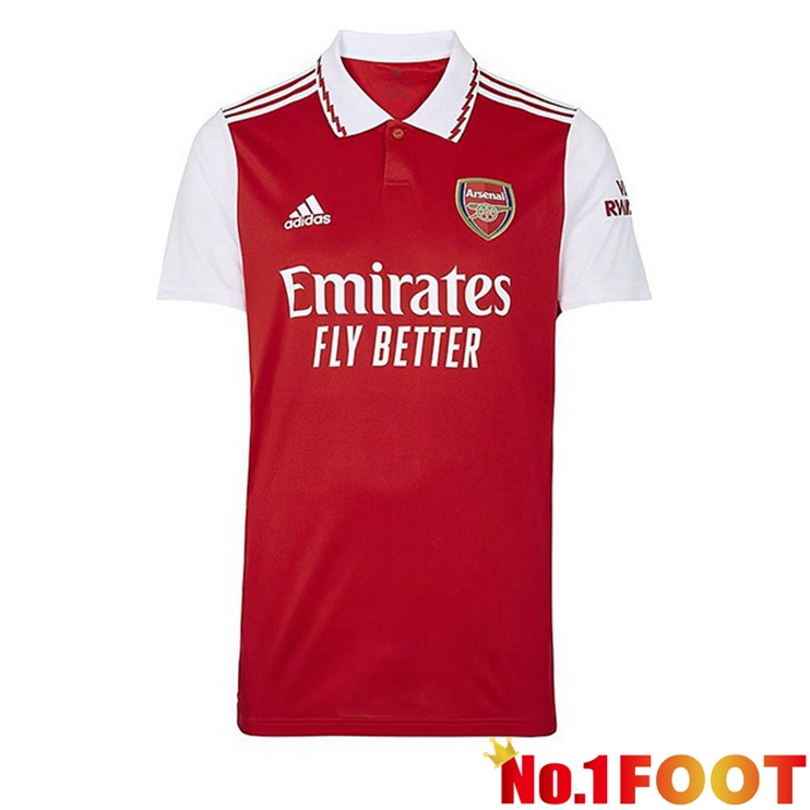 Arsenal Jersey Home Red White 2022/2023