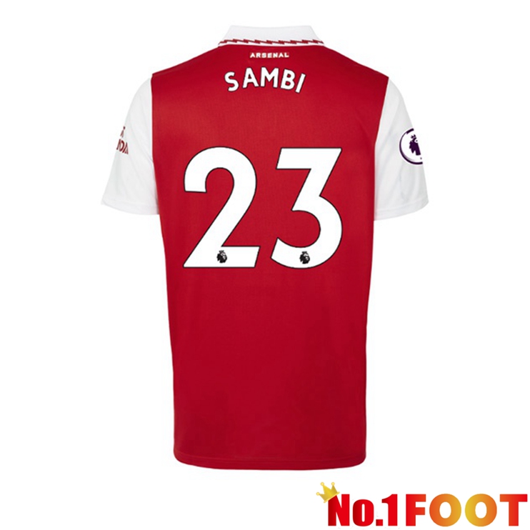 Arsenal (SAMBI 23) Jersey Home Red White 2022/2023