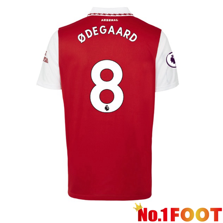 Arsenal (ØDEGAARD 8) Jersey Home Red White 2022/2023