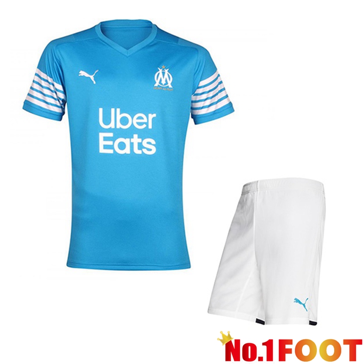 Marseille OM Jersey Kids Fourth Blue 2021/2022