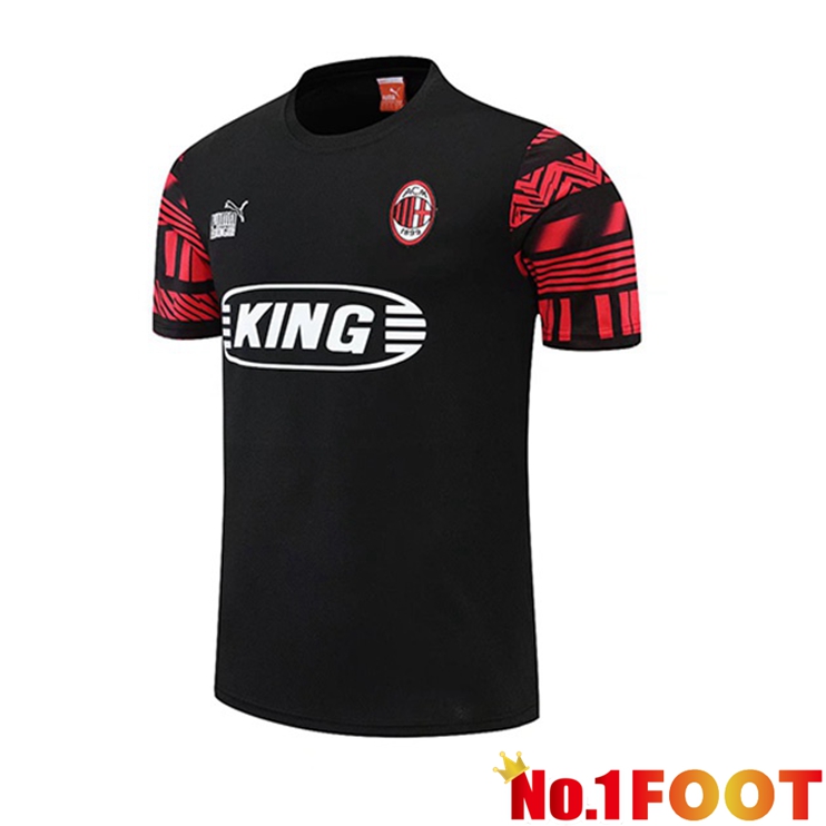 AC Milan Training T Shirt Black 2022/2023