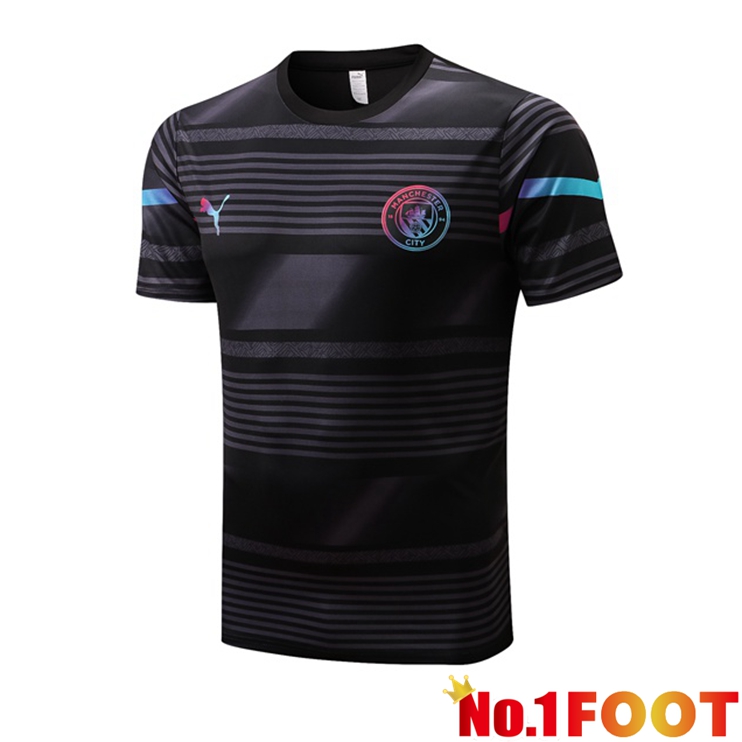 Manchester City Training T Shirt Black 2022/2023