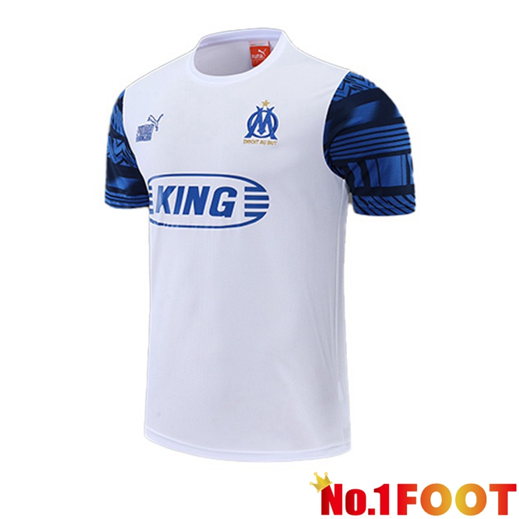 Marseille OM Training T Shirt White 2022/2023