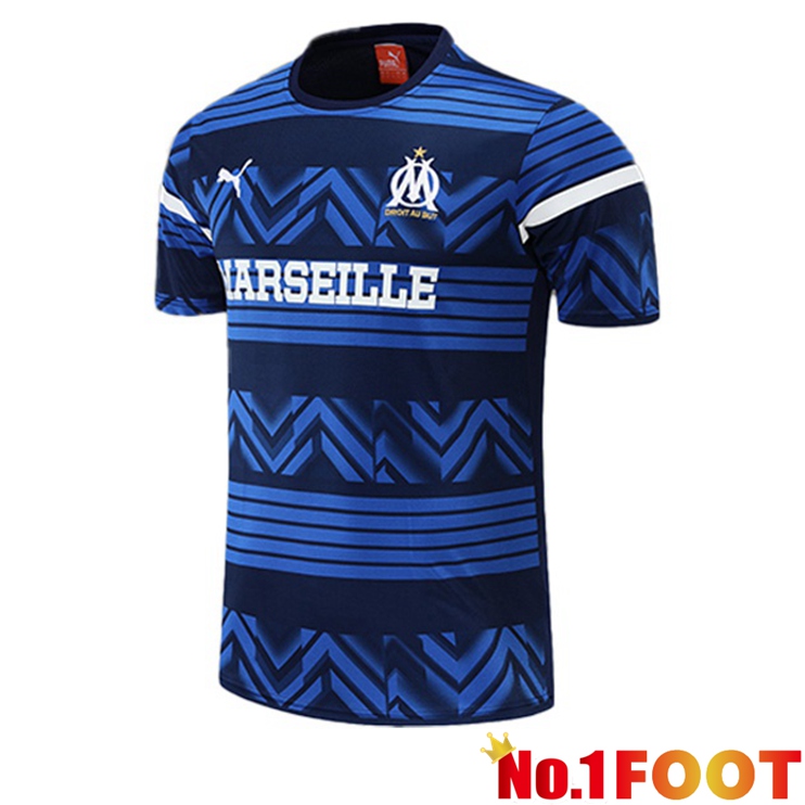 Marseille OM Training T Shirt Blue 2022/2023