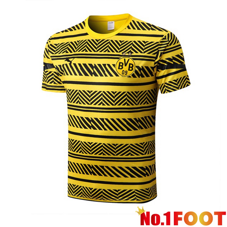 Dortmund BVB Training T Shirt Yellow 2022/2023