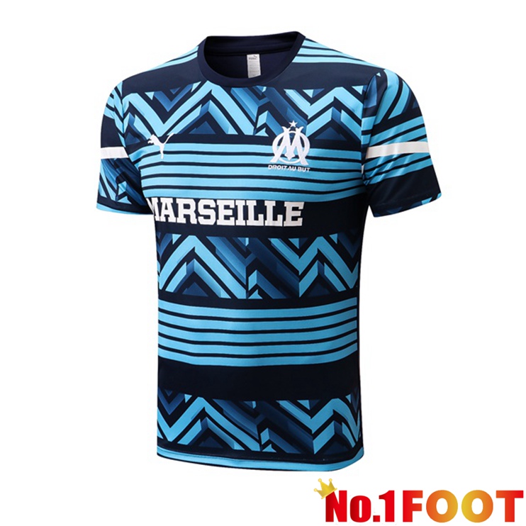 Marseille OM Training T Shirt Blue 2022/2023