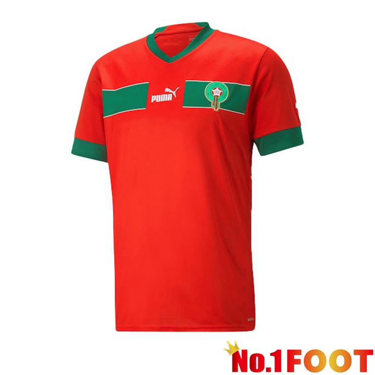 Morocco Jersey Home Red 2022/2023