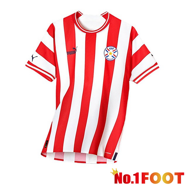 Paraguay Jersey Home Red White 2022/2023