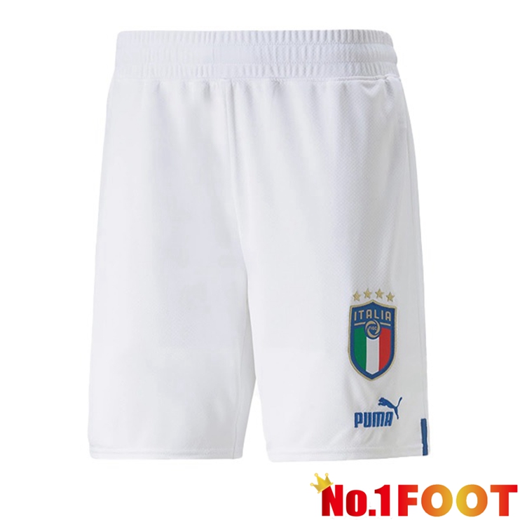 Italy Football shorts Home White 2022/2023