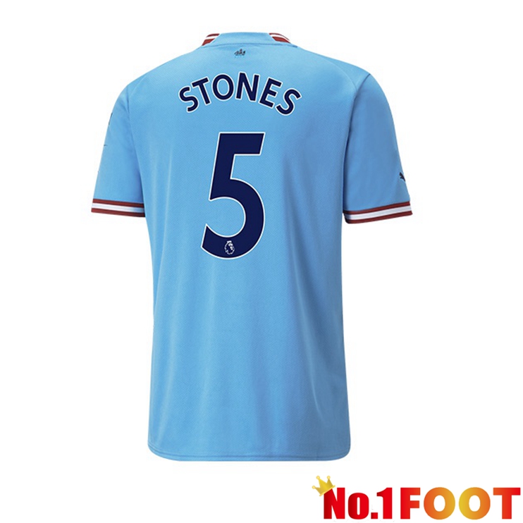 Manchester City (John Stones 5) Jersey Home Blue 2022/2023