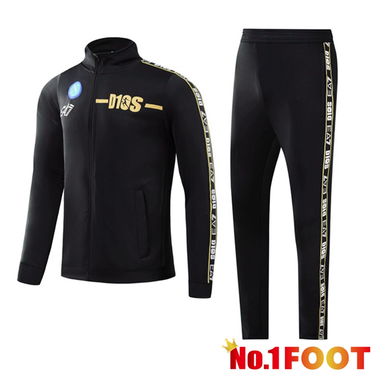 SSC Napoli Training Jacket Suit Black 2022/2023