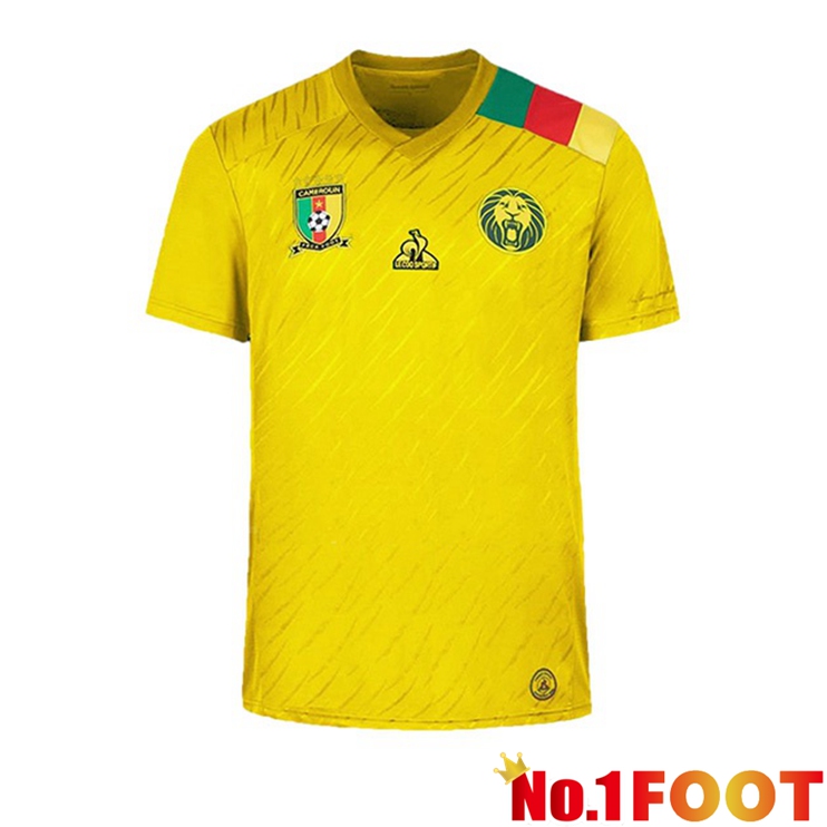 Cameroon Jersey Away Yellow World cup 2022