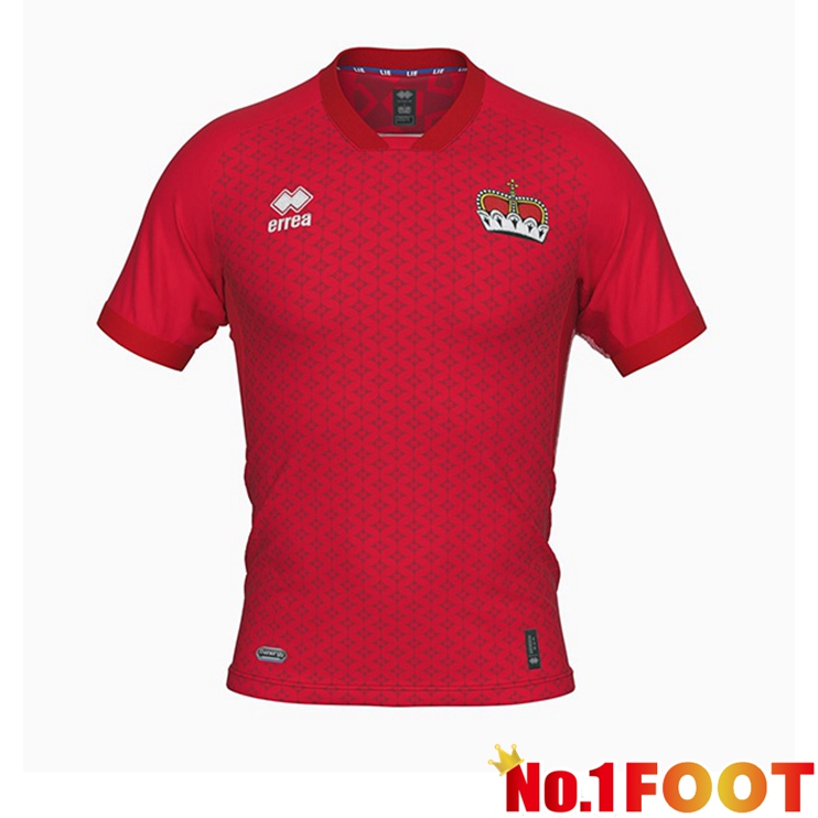 Liechtenstein Jersey Away Red 2022/2023