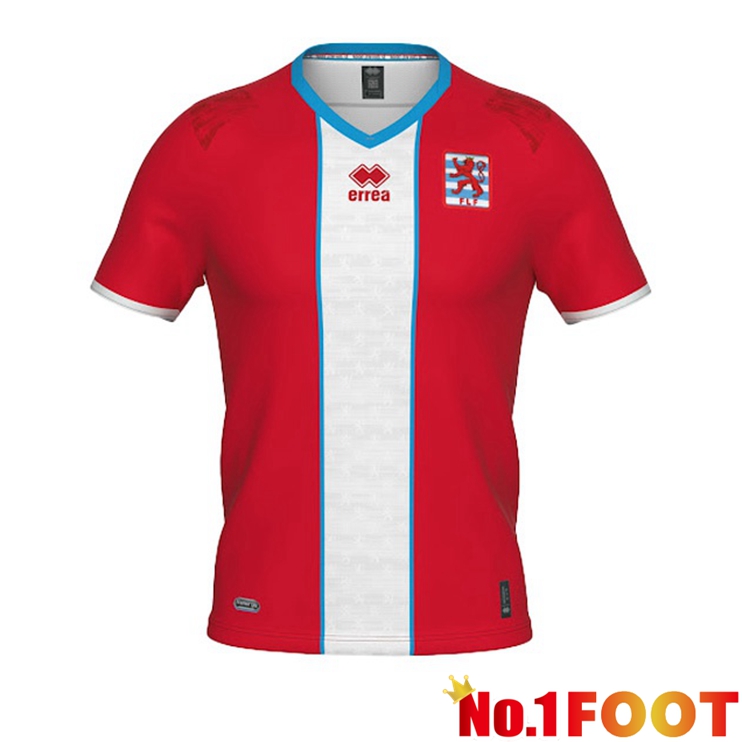 Luxembourg Jersey Home Red White 2022/2023