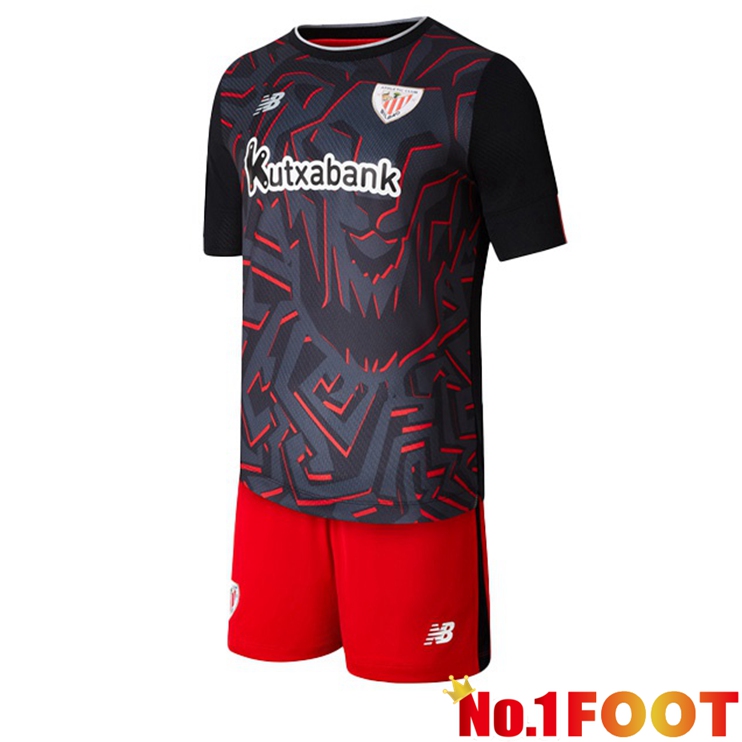 Athletic Bilbao Kids Jersey Away Black 2022/2023